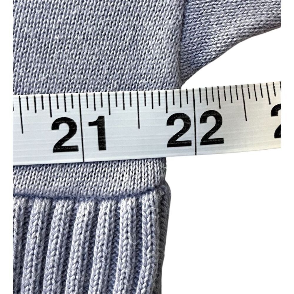 J. Jill Women's Knit Purple Sweater U-Neck Long Sleeve L Cottagecore Cozy Warm - Picture 5 of 10